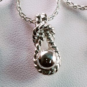 Plymouth Knot Necklace by Stellor Custom Jewelry