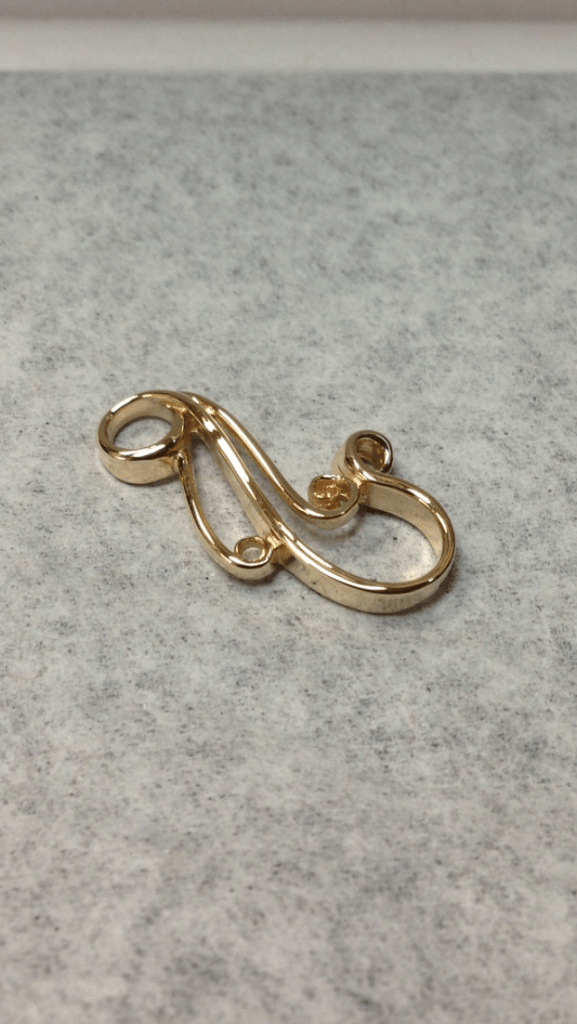 Noreastertopgold 14 kt yellow gold custom Nor'easter bracelet top for changeable bracelet
