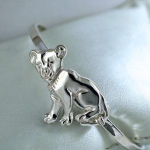 custom lion cub clasp for custom bracelet argentium sterling silver mascot bracelet