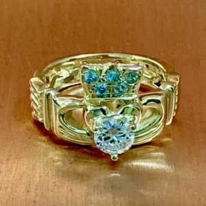 Custom Designed Claddah Engagement Ring