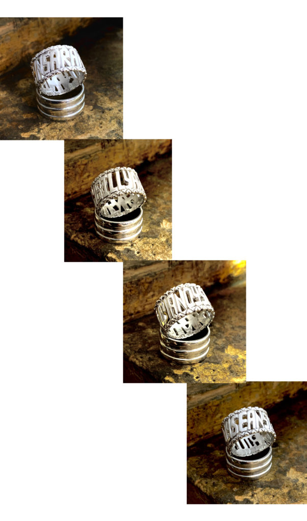 Personalized Family Thumb Ring